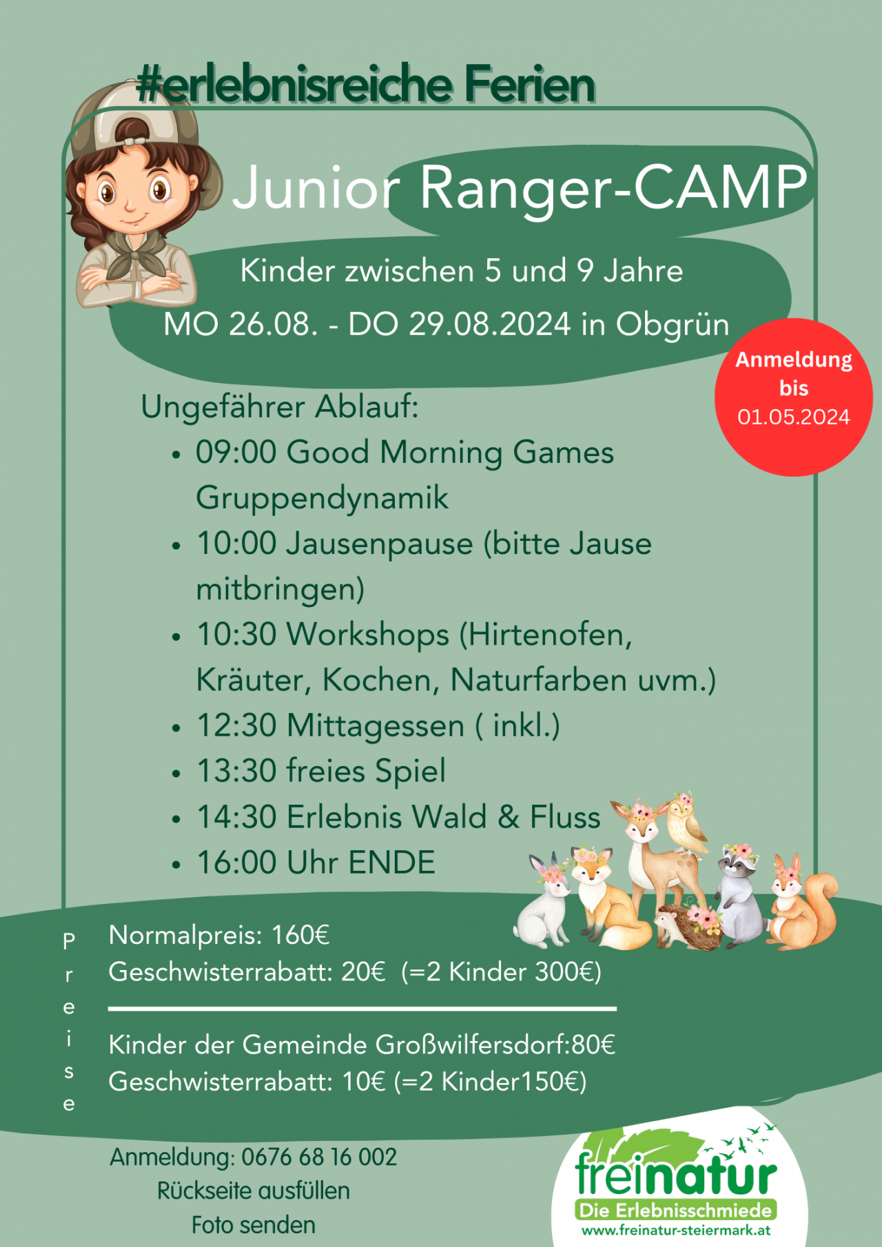 Rummer And Ragger Junior Ranger Summer Camp - Freinatur Steiermark
